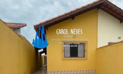 CASA 2 DORMITÓRIOS SUÍTE LADO PISTA FINANCIAMENTO BANCÁRIO LOTY ITANHAÉM