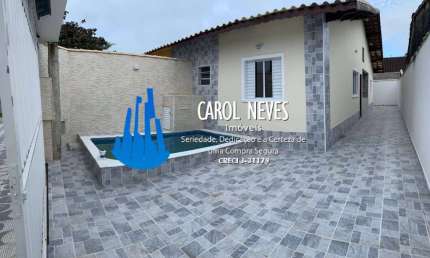 CASA NOVA 2 DORMITÓRIOS SUÍTE FINANCIAMENTO BANCÁRIO PISCINA MONGAGUÁ