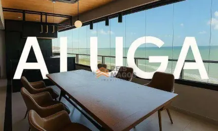 Apartamento com 4 dormitórios para alugar, 289 m² por r$ 15.000/mês - areia preta - natal/rn