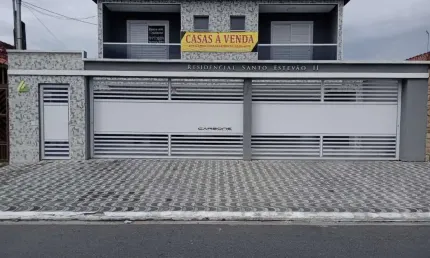 Casa em condomínio fechado com 2 quartos à venda na Rua Nossa Senhora de Praia Grande, Vila Caiçara, Praia Grande por R$ 320.000