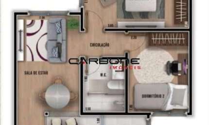 Apartamento com 2 quartos à venda na Rua Elisiário, Cidade Mãe do Céu, São Paulo por R$ 349.000