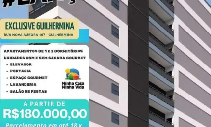 Apartamento com 2 dormitórios à venda, 35 m² por R$ 199.900,00 - Vila Guilhermina - São Paulo/SP
