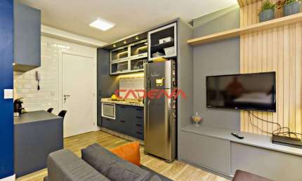 Apartamento com 1 quarto para alugar na Rua Brigadeiro Franco, 552, Mercês, Curitiba
