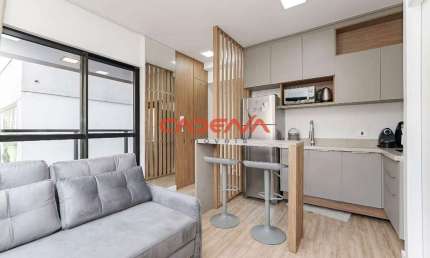 Apartamento com 1 quarto e 1 vaga para aluguel no Batel