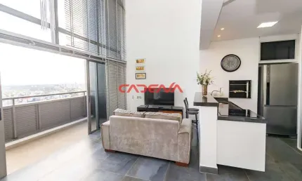 Apartamento duplex com 1 quarto e 1 vaga para aluguel no Centro