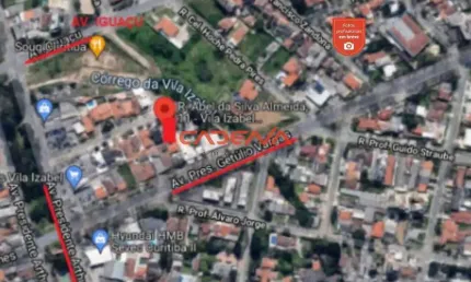 Terreno em condomínio fechado à venda na Rua Abel da Silva Almeida, 35, Vila Izabel, Curitiba