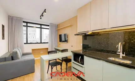 Apartamento com 1 quarto para alugar na Avenida Visconde de Guarapuava, 3000, Centro, Curitiba