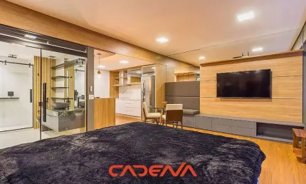 Apartamento com 1 quarto à venda na Rua Brigadeiro Franco, 1826, Centro, Curitiba