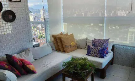 Apartamento com 2 dormitórios à venda, 86 m² - José Menino - Santos/SP