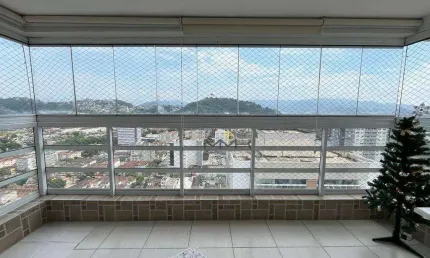 Apartamento com 3 dormitórios à venda, 96 m² - vila belmiro - santos/sp
