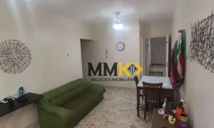 Apartamento com 1 dormitório à venda, 60 m²  - Gonzaga - Santos/SP