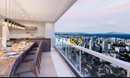 Apartamento com 4 dormitórios à venda, 291 m² na ponta da praia - santos/sp