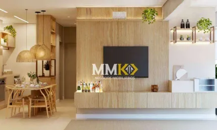 Apartamento com 2 dormitórios à venda, 48 m²Novo Residencial do Valongo - Santos/SP