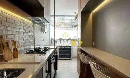 Apartamento à venda, 74 m² por r$ 756.000,00 - gonzaga - santos/sp