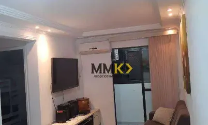 Apartamento com 2 dormitórios à venda, 89 m² no estuário - santos/sp