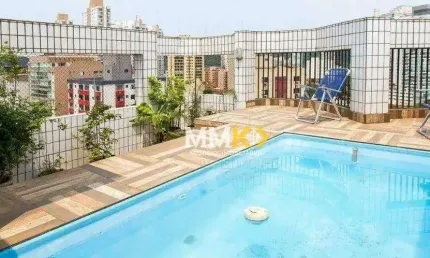 Cobertura com 2 dormitórios à venda, 193 m² na Ponta da Praia - Santos/SP