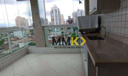 Apartamento com 3 dormitórios à venda, 123 m² por R$ 1.191.500,00 - Pompéia - Santos/SP