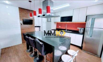 Casa sobrado triplex  isolada com piscina e salão de festas em Santos