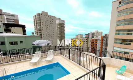 Cobertura com 3 dormitórios à venda, 208 m² por R$ 1.170.000,00 - Aviação - Praia Grande/SP