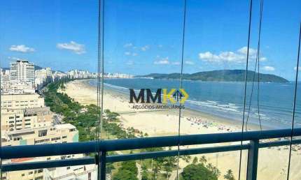 Apartamento com 1 dormitório para alugar, 70 m² por R$ 7.000,02/mês - José Menino - Santos/SP