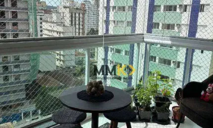 Apartamento com 3 dormitórios à venda, 102 m² por R$ 1.420.000,00 - Aparecida - Santos/SP