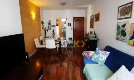 Apartamento com 2 dormitórios à venda, 84 m² por r$ 457.000,00 - marapé - santos/sp