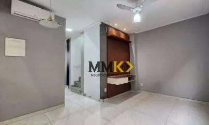 Village com 2 dormitórios, 130 m² - venda por R$ 542.000,00 ou aluguel por R$ 4.069,00/mês - Estuário - Santos/SP