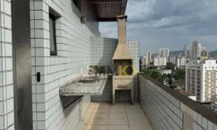 Apartamento duplex com 3 dormitórios à venda, 324 m² por r$ 1.400.000,00 - ponta da praia - santos/sp