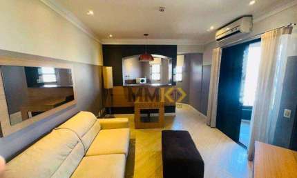 Flat com 1 quarto para alugar no Gonzaga, Santos 