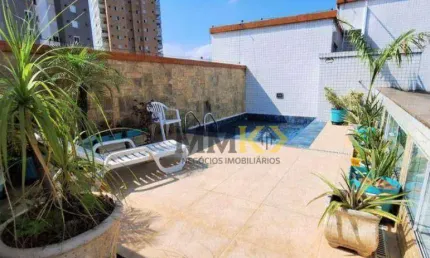 Cobertura com 3 dormitórios à venda, 258 m² no Gonzaga - Santos/SP