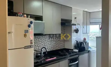 Apartamento com 2 dormitórios à venda, 43 m² por R$ 290.000,00 - Areia Branca - Santos/SP