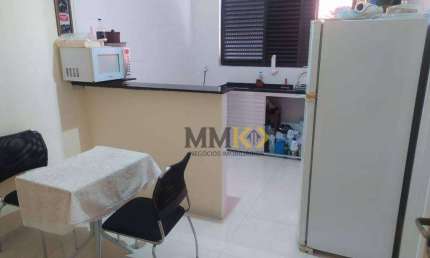 Apartamento com 1 dormitório para alugar, 35 m² por R$ 1.800,00/mês - Estuário - Santos/SP