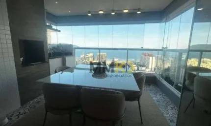Apartamento com 1 dormitório para alugar, 64 m² por R$ 6.500,00/mês - Pompéia - Santos/SP