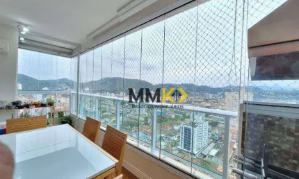 Apartamento com 3 dormitórios para alugar, 88 m² por R$ 8.000,02/mês - Campo Grande - Santos/SP