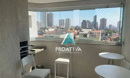 Apartamento com 3 dormitórios à venda, 93 m² por r$ 690.000,00 - campestre - santo andré/sp