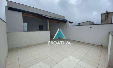 Cobertura com 2 dormitórios à venda, 104 m²  - Vila Pires - Santo André/SP