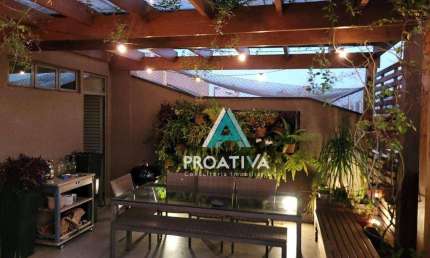 Cobertura à venda, 220 m² por R$ 1.810.000,00 - Campestre - Santo André/SP