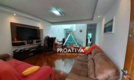 Sobrado com 3 dormitórios à venda, 162 m² - Vila Floresta - Santo André/SP
