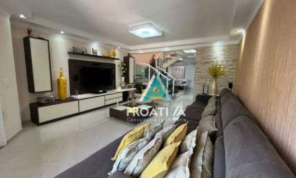 Sobrado à venda, 298 m² por R$ 1.780.000,09 - Vila Assunção - Santo André/SP