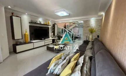 Sobrado à venda, 298 m² por R$ 1.780.000,09 - Vila Assunção - Santo André/SP