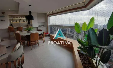 Apartamento à venda, 160 m² por r$ 2.200.000,00 - vila guiomar - santo andré/sp