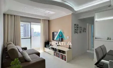 Apartamento com 3 dormitórios à venda, 89 m² por r$ 580.000,00 - vila gilda - santo andré/sp