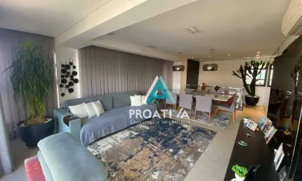 Cobertura com 3 dormitórios à venda, 305 m² - jardim - santo andré/sp