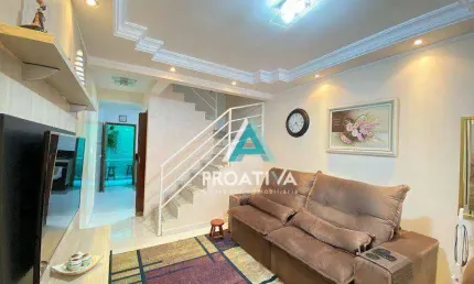 Sobrado à venda, 89 m² por r$ 700.000,00 - campestre - santo andré/sp