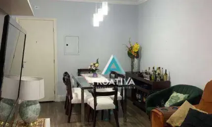 Apartamento com 3 dormitórios à venda, 75 m² - vila valparaíso - santo andré/sp
