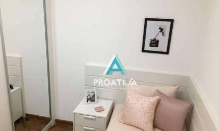 Apartamento com 3 dormitórios à venda, 86 m² - Vila Alzira - Santo André/SP