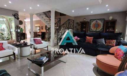 Sobrado com 4 dormitórios à venda, 442 m² por R$ 1.900.000,05 - Vila Valparaíso - Santo André/SP