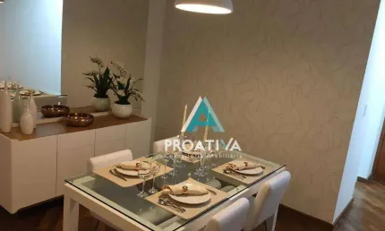 Apartamento com 3 dormitórios à venda, 86 m² - Vila Alzira - Santo André/SP