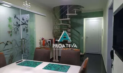 Cobertura à venda, 103 m² por R$ 695.000,05 - Casa Branca - Santo André/SP
