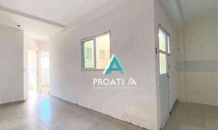 Apartamento com 2 dormitórios à venda, 52 m² - Campestre - Santo André/SP